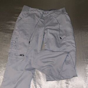 greys anatomy scrub pants silver-grey color